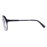 armação para óculos de grau feminino chilli beans ac aviador cinza lv.ac.0064.0404