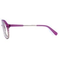 armação para óculos de grau feminino chilli beans ac aviador lilás lv.ac.0064.1212