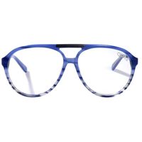 armação para óculos de grau feminino chilli beans ac aviador azul lv.ac.0064.5959