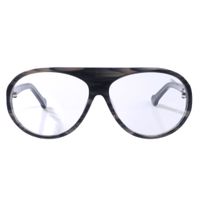 armação para óculos de grau feminino chilli beans ac aviador cinza lv.ac.0091.2828