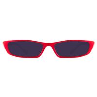 Óculos de Sol Feminino Caveira Quadrado Vermelho OC.CL.2531-0116.1