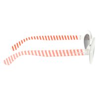 oculos de Sol Chilli Beans Infantil candy cane  branco 0592 0116