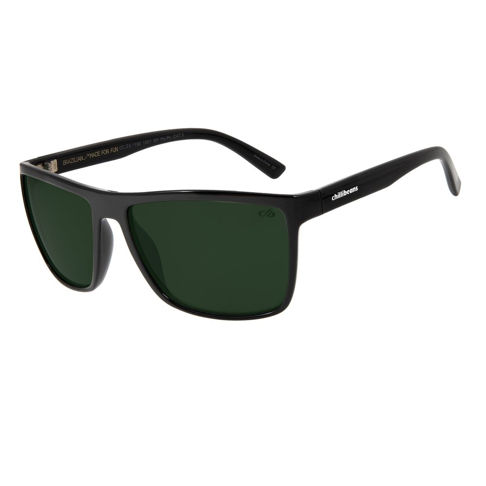 Óculos De Sol Masculino Chilli Beans New Sport Preto Chilli Beans