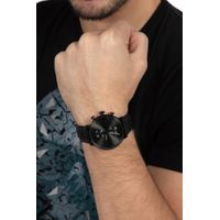 Relógio Analógico Masculino Chilli Beans Couro Preto