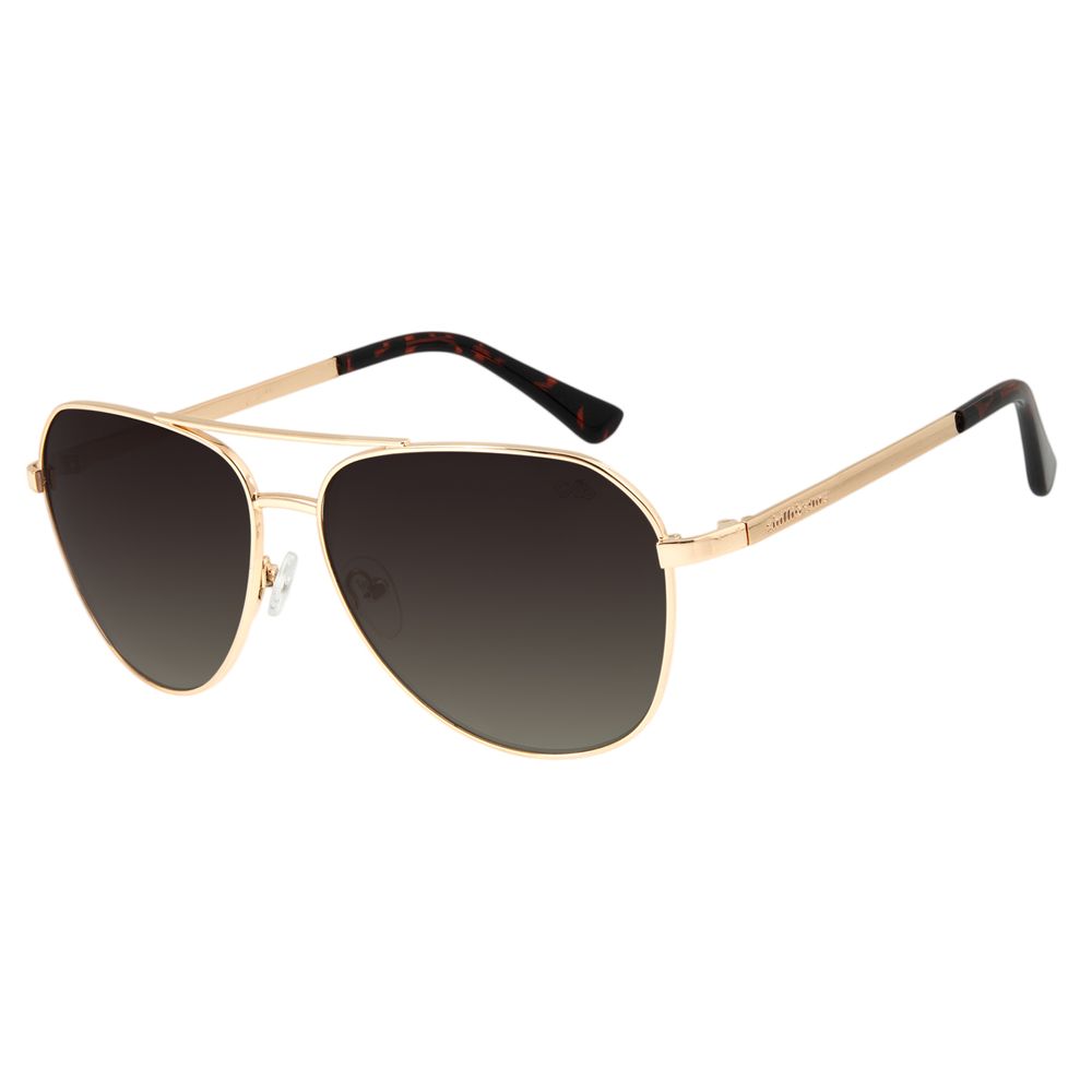 culos De Sol Unissex Chilli Beans Aviador Metal Marrom OC MT 2767 0221 culos-de-sol-unissex-chilli-beans-aviador-metal-marrom-oc-mt-2767-0221