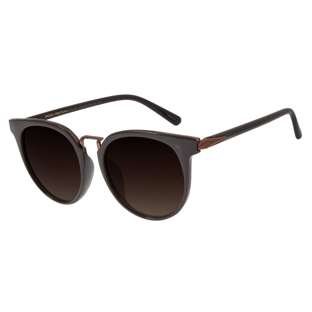 Óculos de Sol Feminino Chilli Beans Marrom Polarizado - OC.CL.2911.5702 M