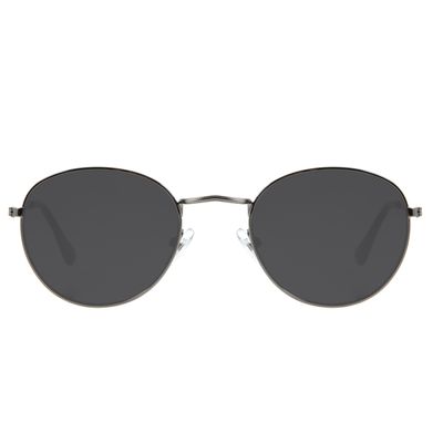 Óculos de Sol Unissex Chilli Beans Clássicos Redondo Metal Ônix