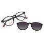 Armação Para Óculos de Grau Feminino Capitã Marvel Multi Preto LV.MU.0497-2001