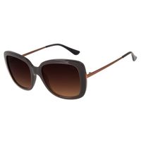 Óculos de Sol Feminino Chilli Beans Quadrado Classic Marrom Escuro OC.CL.2936-5747