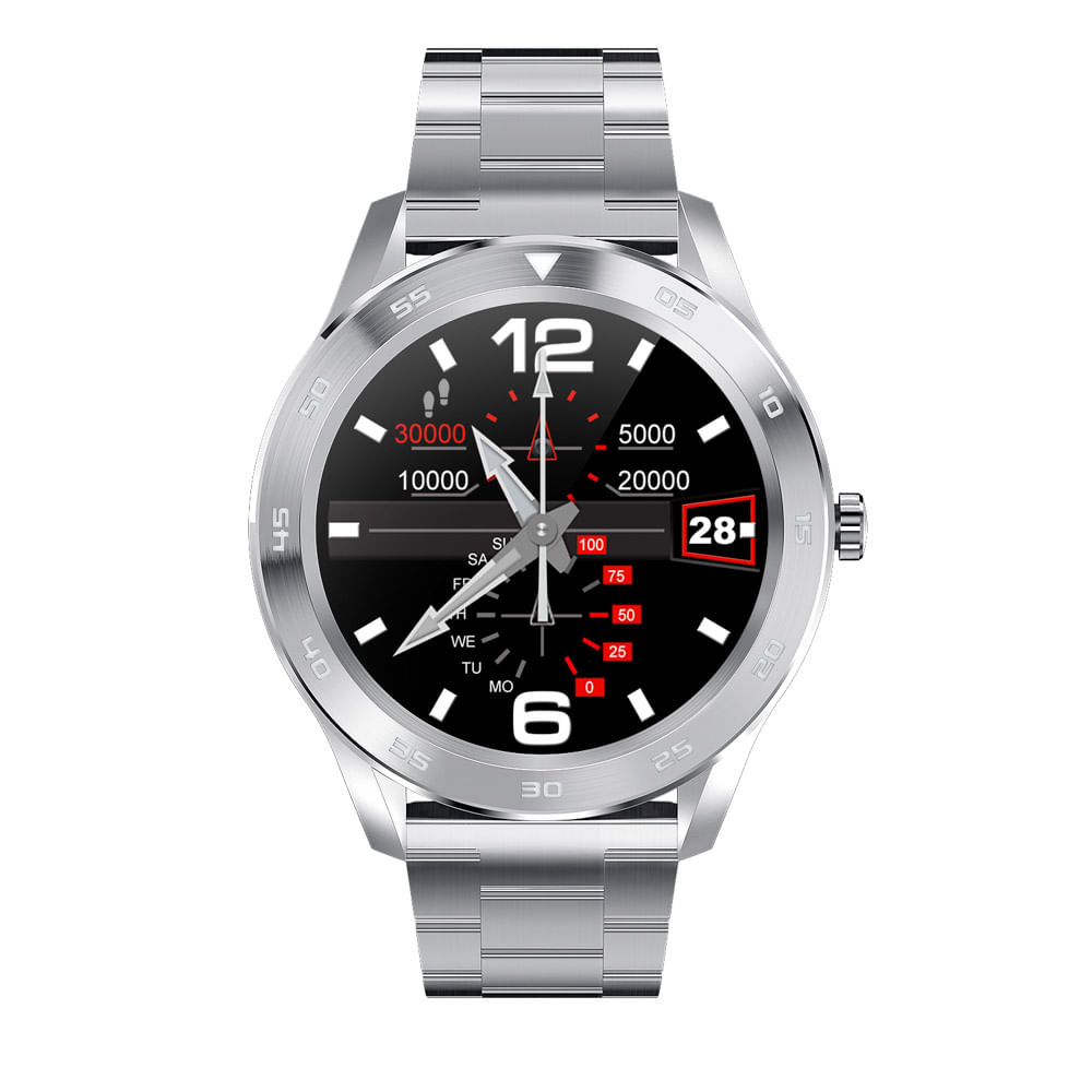 Relógio Smartwatch Unissex Chilli Beans Reverse Metal Prata RE.SW.0003-0707-1