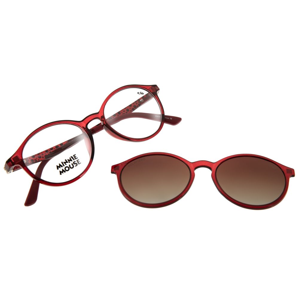 Armação Para Óculos De Grau Feminino Teen Disney Multi Flexível Vinho LV.MU.0431-1717
