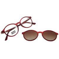 Armação Para Óculos De Grau Feminino Teen Disney Multi Flexível Vinho LV.MU.0431-1717