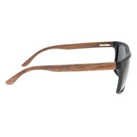 Óculos de Sol Masculino Chilli Beans Bamboo Polarizado Preto Fosco OC.CL.3171-0101.3