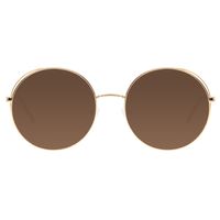 Óculos de Sol Feminino Chilli Beans Flap Dourado Banhado a Ouro OC.MT.2996-0221.1