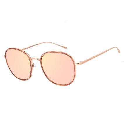 Óculos de Sol Feminino Chilli Beans Redondo Banhado A Ouro Rosé OC.CL.3195-5795