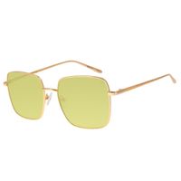 Óculos de Sol Feminino Color Match Banhado a Ouro Verde OC.MT.3032-1521