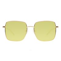 Óculos de Sol Feminino Color Match Banhado a Ouro Verde OC.MT.3032-1521.1