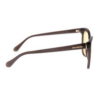 Óculos de Sol Feminino Color Match Quadrado Marrom OC.CL.3206-0202.3