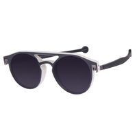 Óculos de Sol Unissex Reverse Redondo Classic Preto OC.CL.3217-0501