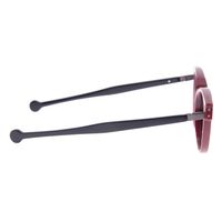 Óculos de Sol Unissex Reverse Redondo Classic Brilho Preto OC.CL.3219-1701.3