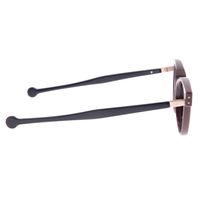 Óculos de Sol Unissex Reverse Redondo Classic Brilho Degradê Marrom OC.CL.3219-5701.3