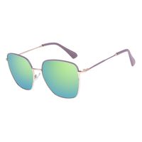 Óculos de Sol Feminino Chilli Beans Quadrado Metal Casual Dourado OC.MT.3086-5421