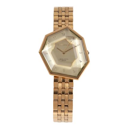 Relógio Analógico Feminino Chilli Beans Facetado Crystal Edition Dourado RE.MT.1045-2121