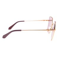 Óculos de Sol Feminino Swarovski Dia dos Namorados Quadrado Bege OC.MT.3059-2321.3