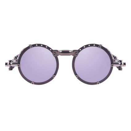 Óculos de Sol Unissex Alok Tech In Style Icônico Steampunk Fashion Ônix OC.CL.3293-2201.1