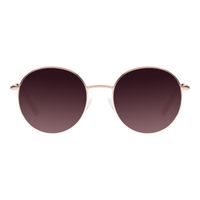 Óculos de Sol Feminino Chilli Beans Redondo Banhado a Ouro Dourado  OC.MT.2972-0321.1