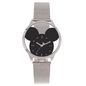 Relógio Analógico Feminino Disney Mickey Mouse Translúcido Prata RE.MT.1174-0707