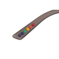 Óculos de Sol Unissex Chilli Beans True Colors Redondo Cristal Preto OC.CL.3294-2001.5