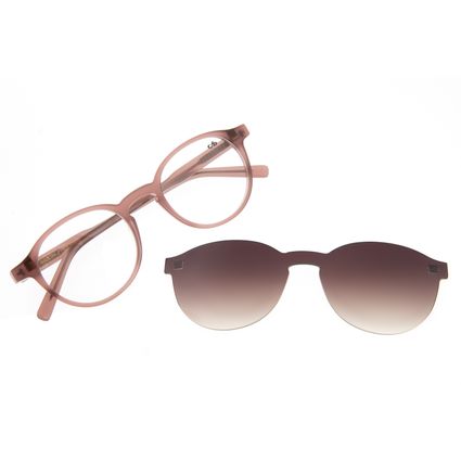 Armação Para Óculos de Grau Feminino Chilli Beans Casual Multi Rosé LV.MU.0549-5795