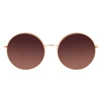 Óculos de Sol Feminino Disney Minnie Mouse Redondo Flap Banhado a Ouro Rosé  OC.MT.3117-5721.1