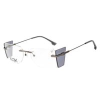 Armação Para Óculos de Grau Unissex Alok Tech In Style 3 Peças Flap Ônix LV.MT.0500-2222