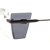 Armação Para Óculos de Grau Unissex Alok Tech In Style 3 Peças Flap Ônix LV.MT.0500-2222.5