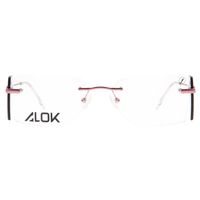Armação Para Óculos de Grau Unissex Alok Tech In Style 3 Peças Flap Rosé LV.MT.0500-9595.1