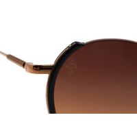 Óculos de Sol Feminino Alok Tech In Style Redondo Frame Marrom OC.CL.3297-5702.8