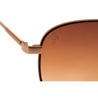 Óculos de Sol Unissex Alok Tech in Style Cabos Redondo Dourado OC.CL.3302-1121.7
