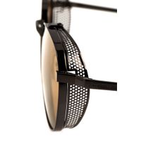Óculos de Sol Unissex Alok Tech In Style Redondo Ônix OC.MT.3109-2122.5
