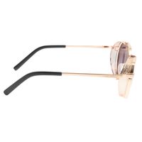 Óculos de Sol Unissex Alok Tech In Style Redondo Dourado OC.MT.3109-2021.3