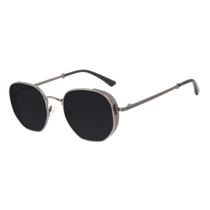 Óculos de Sol Unissex Alok Tech in Style Casual Flap Ônix OC.MT.3111-0122