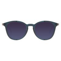 Óculos de Sol Masculino Alok Tech in Style Redondo Flap Degradê Azul  OC.CL.3304-8308.1