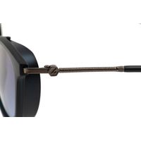Óculos de Sol Masculino Alok Tech in Style Redondo Flap Degradê Azul  OC.CL.3304-8308.5