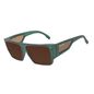 Óculos de Sol Masculino Marvel Pantera Negra Quadrado Tribal Verde OC.CL.3308-0259