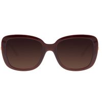 Óculos de Sol Feminino Chilli Beans Quadrado Max Vinho OC.CL.3258-5717.1