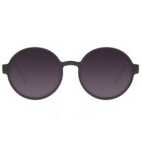 Óculos de Sol Feminino Eco Tecido Celular Redondo Preto OC.CL.3276-2001.1