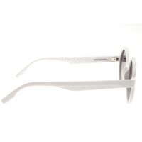 Óculos de Sol Feminino Eco Tecido Celular Redondo Branco OC.CL.3276-2019.3