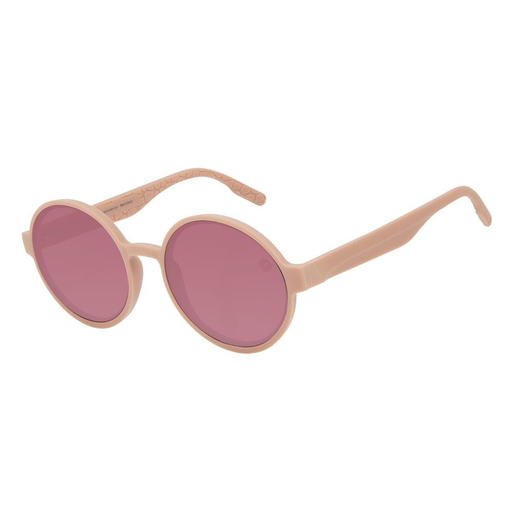 Óculos de Sol Feminino Eco Tecido Celular Redondo Rosa OC.CL.3276-8181