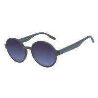 Óculos de Sol Feminino Eco Tecido Celular Redondo Degradê Azul OC.CL.3276-8301
